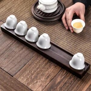 Giá Úp Ly Tách Trà Gỗ Gụ - góc 4