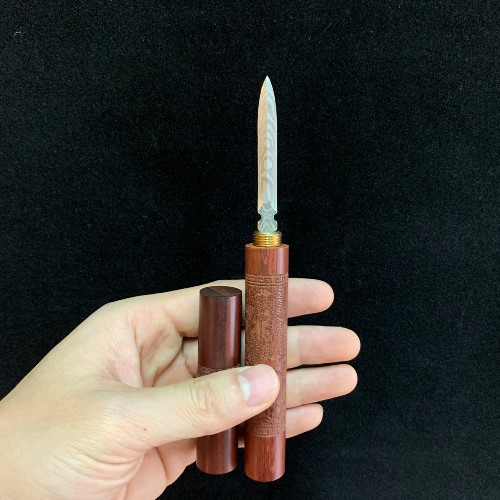 Dao Khư Trà Phổ Nhĩ Inox - góc 2