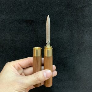 Dao Tách Trà Phổ Nhĩ Cán Gỗ - góc 2