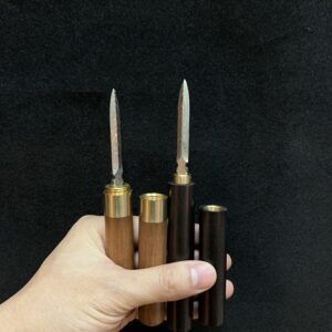 Dao Tách Trà Phổ Nhĩ Cán Gỗ - góc 1