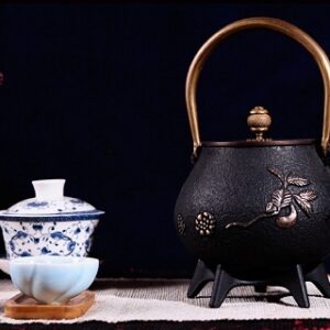 Đế Ấm Tetsubin Gang 5 Chân - góc 4