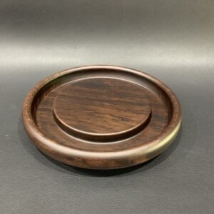 Đế Ấm Trà Gỗ Gụ Tròn - góc 2