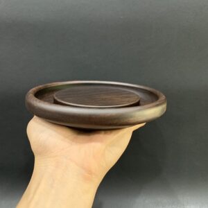Đế Ấm Trà Gỗ Gụ Tròn - góc 3