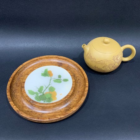 Đế Ấm Trà Gỗ Epoxy - góc 5