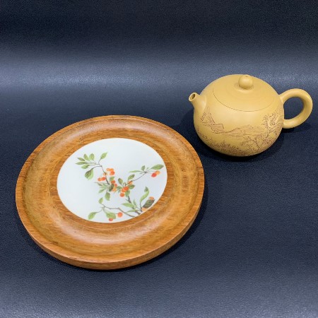 Đế Ấm Trà Gỗ Epoxy - góc 4