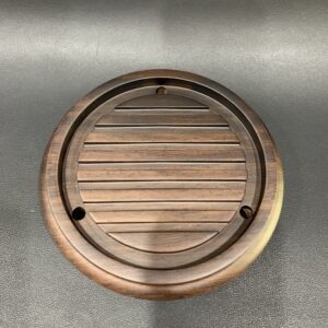 Đế Ấm Trà Gỗ Gụ Thoát Nước - góc 2