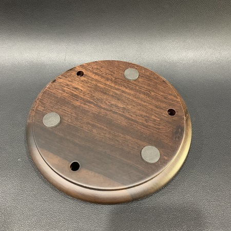 Đế Ấm Trà Gỗ Gụ Thoát Nước - góc 4