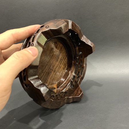 Đế Ấm Trà Gỗ Gụ - góc 5