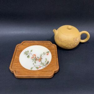 Đế Ấm Trà Gỗ Vuông Epoxy - góc 2