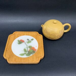 Đế Ấm Trà Gỗ Vuông Epoxy - góc 3