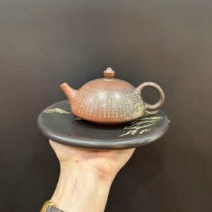 Đế Ấm Trà Tử Sa Hỏa Biến 17.5cm - góc 6