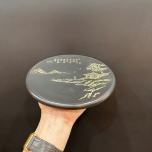 Đế Ấm Trà Tử Sa Hỏa Biến 17.5cm - góc 5