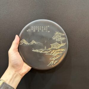 Đế Ấm Trà Tử Sa Hỏa Biến 17.5cm - góc 1