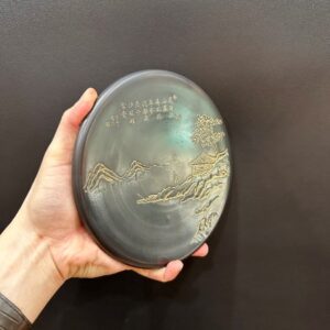 Đế Ấm Trà Tử Sa Hỏa Biến 17.5cm - góc 3