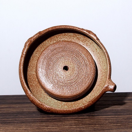 Đế Ấm Trà Tử Sa Thuyền 16x4cm - góc lifestyle