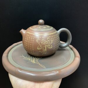 Đế Ấm Trà Tử Sa 19x1cm - góc 1