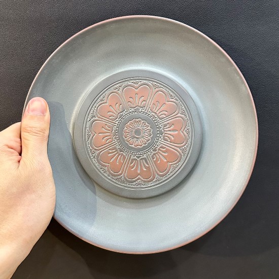 Đế Ấm Trà Bakelite 16x3cm - góc cận chất liệu