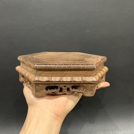 Đế Gỗ Cánh Gà 16.5x5.5cm - góc minh họa setup