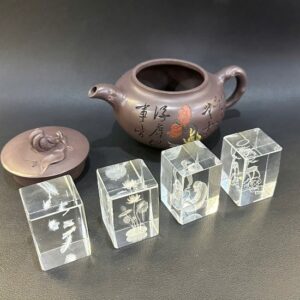 Gác Nắp Ấm Thủy Tinh Đạt Ma - góc 3