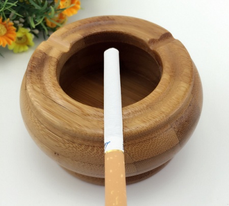 Gạt Tàn Tre Bàn Trà - góc minh họa setup