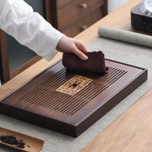 Khay Trà Tre Màu Gỗ - góc 1