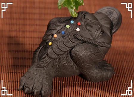 Thiềm Thừ Tử Sa Chim Lạc - góc 6