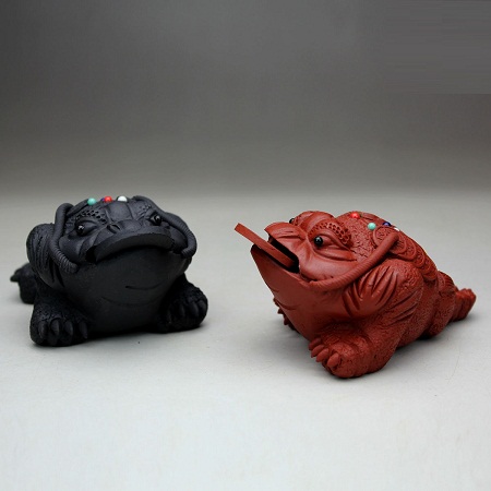 Thiềm Thừ Tử Sa Chim Lạc - góc chính