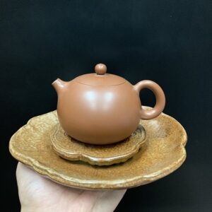 Thuyền Trà Dưỡng Ấm Gốm Hỏa Biến - góc 1