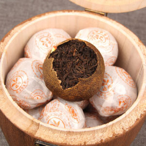 Trà Phổ Nhĩ Quýt Thùng Gỗ