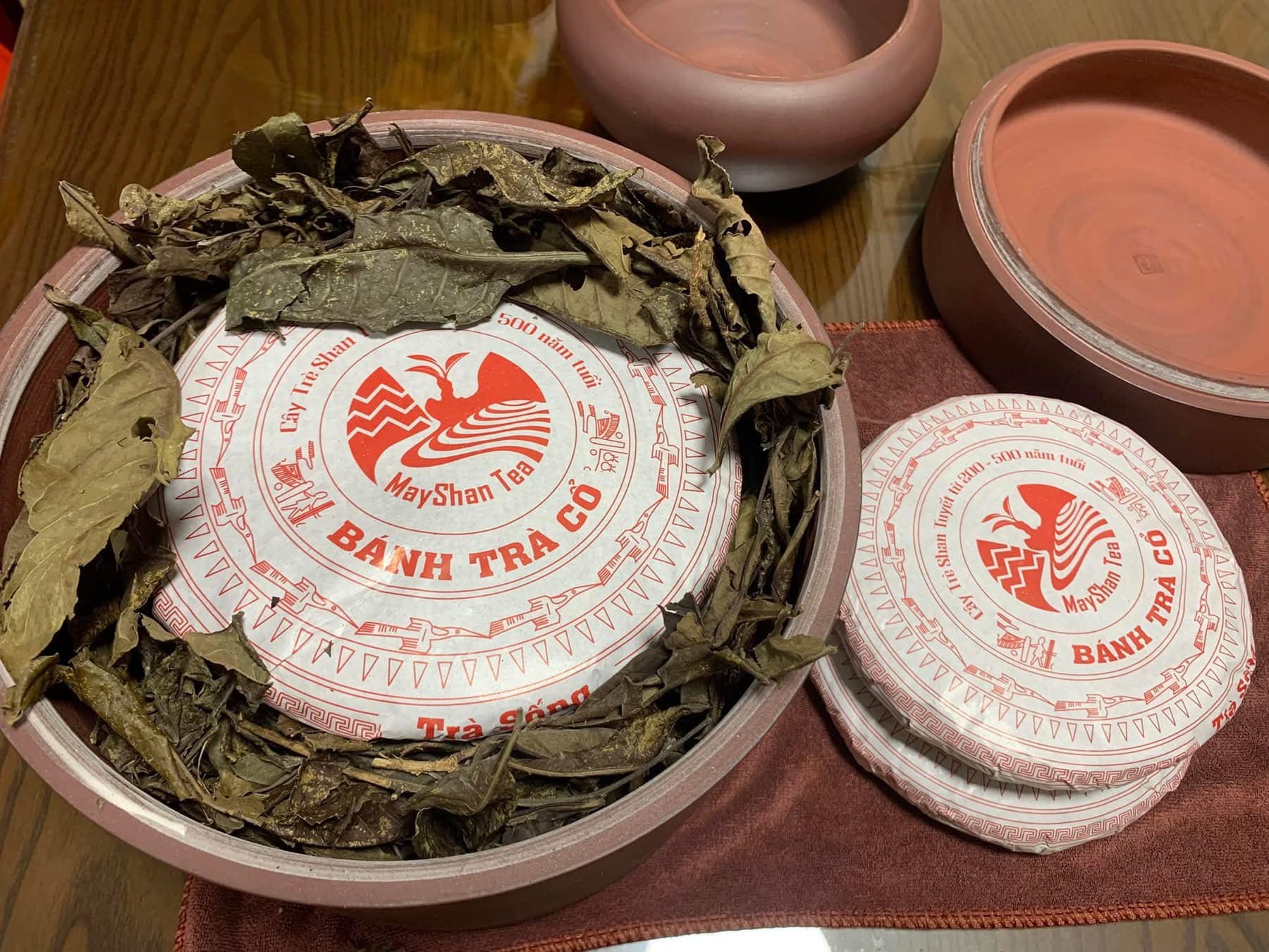 Hộp Bánh Trà Sống Tây Côn Lĩnh - Mây Trà Shan