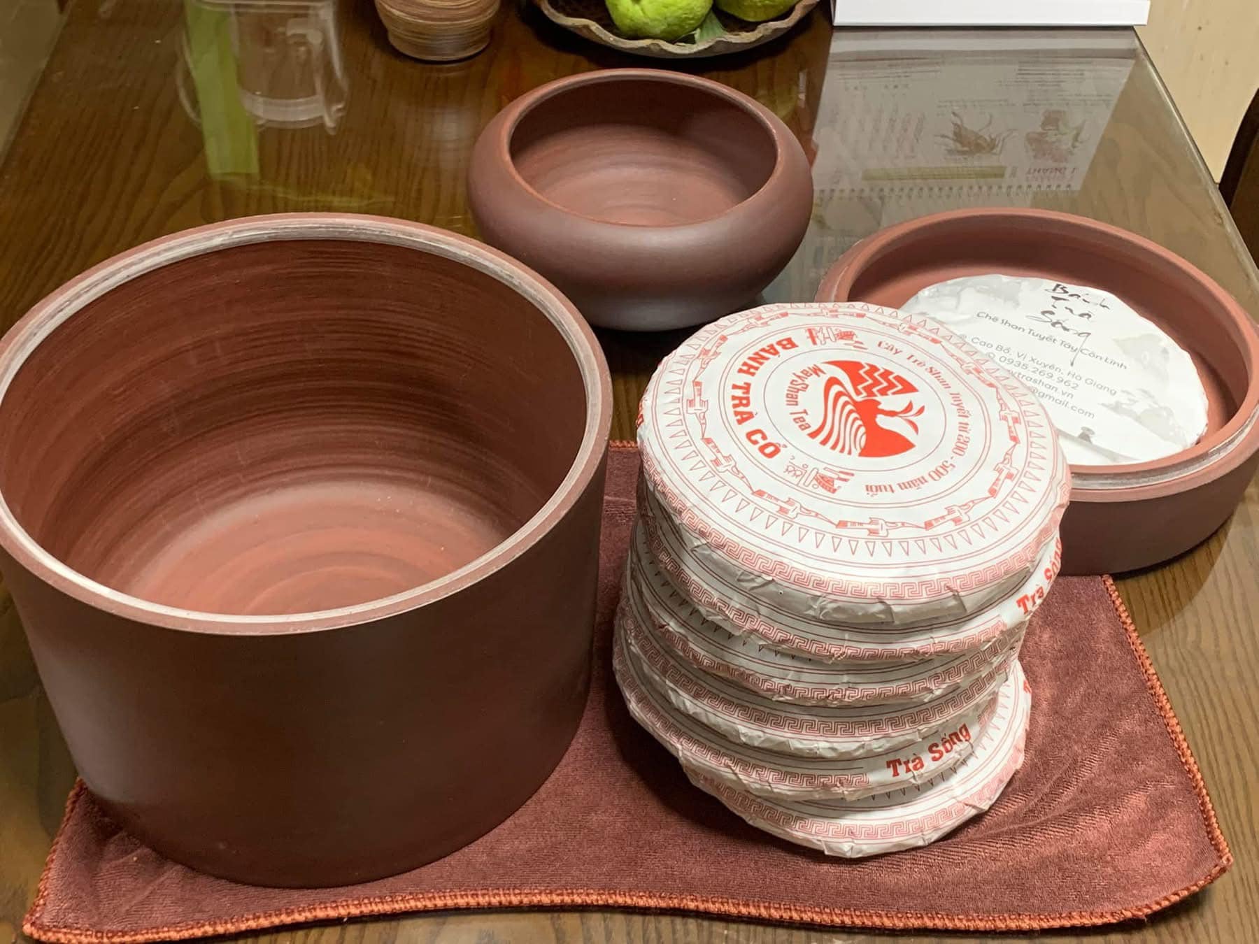 Hộp Bánh Trà Sống Tây Côn Lĩnh - Mây Trà Shan