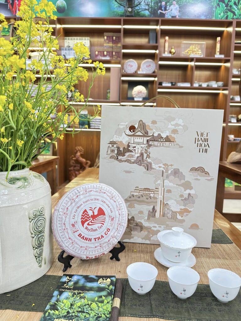 Hộp Bánh Trà Sống Tây Côn Lĩnh - Mây Trà Shan