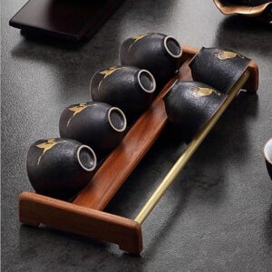 Giá Gác Ly Trà Gỗ - góc 4