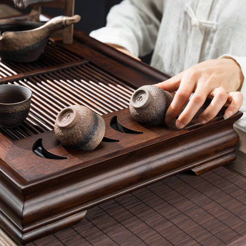 Khay Trà Tre - góc minh họa setup