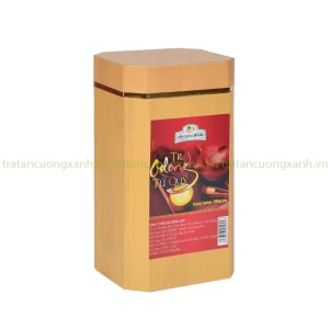 Quà Tặng Trà Ô Long Tứ Quý 200g - Hộp Vân Gỗ Sang Trọng (Biếu Tết)