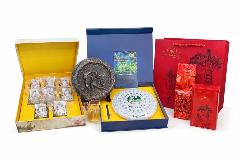 Các mẫu hộp quà trà biếu Tết dưới 1 triệu sang trọng