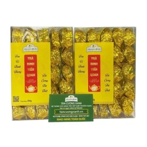 Trà Đinh Tân Cương Tiến Quan 250g (25 Gói x 10g) - Đệ Nhất Trà Biếu
