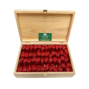 Hộp Trà Tân Cương TCX50 500g - Hộp Gỗ Thông Trắng Cao Cấp (Tân Cương Xanh)