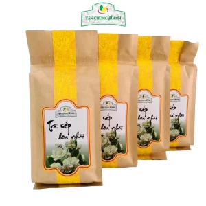 Trà Nhài Tiến Quan 100g - Ướp Hoa Tự Nhiên (Công Thức 90/10)