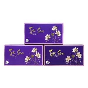 Trà Sen Túi Lọc Tân Cương Xanh 40g - Hoa Sen Tự Nhiên (Giấy Lọc Nhật)