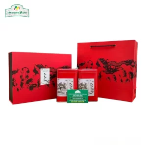 Hộp Trà Tân Cương Đại Việt 200g - Quà Tết Sang Trọng (Kèm Túi Giấy)