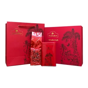 Trà Tân Cương Hứng Dừa 200g - Hộp Quà Tặng Cao Cấp (Kèm Túi Giấy)