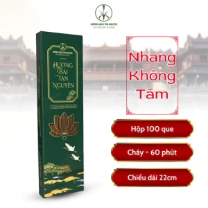 Hương Bài Không Tăm 23cm – Nhang Ít Khói Thiền Định 100 Que