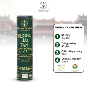 Hương Bài Tân Nguyên 23cm Cao Cấp (190 Que)