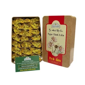 Trà Sen Ngọc Tỉnh Liên 200gram - Tinh Hoa Trà Sen Tây Hồ (Tặng Túi Giấy)