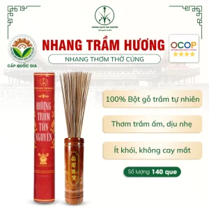 Nhang Trầm Hương 30cm Tân Nguyên (140 Que)
