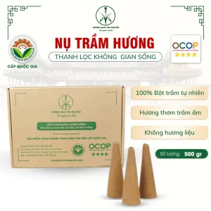 Nụ Trầm Hương Tân Nguyên Túi 500g (280 Viên) - Xông Nhà Tụ Vượng Khí