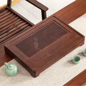 Khay Trà Tre Đựng Ấm Chén 50x34cm Đẹp Tự Nhiên