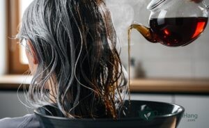 Cách làm tóc bóng mượt bằng hồng trà giúp giảm gãy rụng hiệu quả