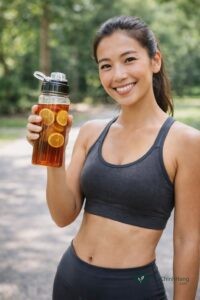 Uống hồng trà giảm cân là xu hướng healthy được giới trẻ yêu thích